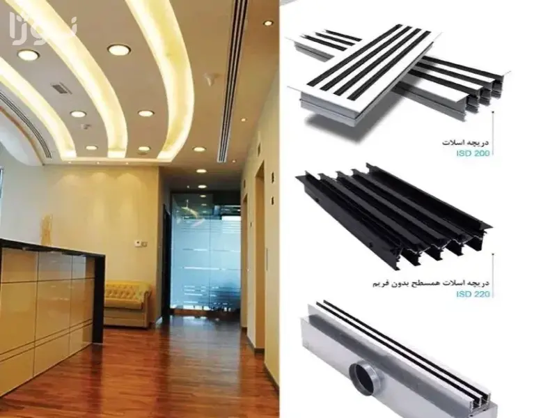 انواع دریچه و تجهیزات جانبی کانال کشی در نوژا سرویس